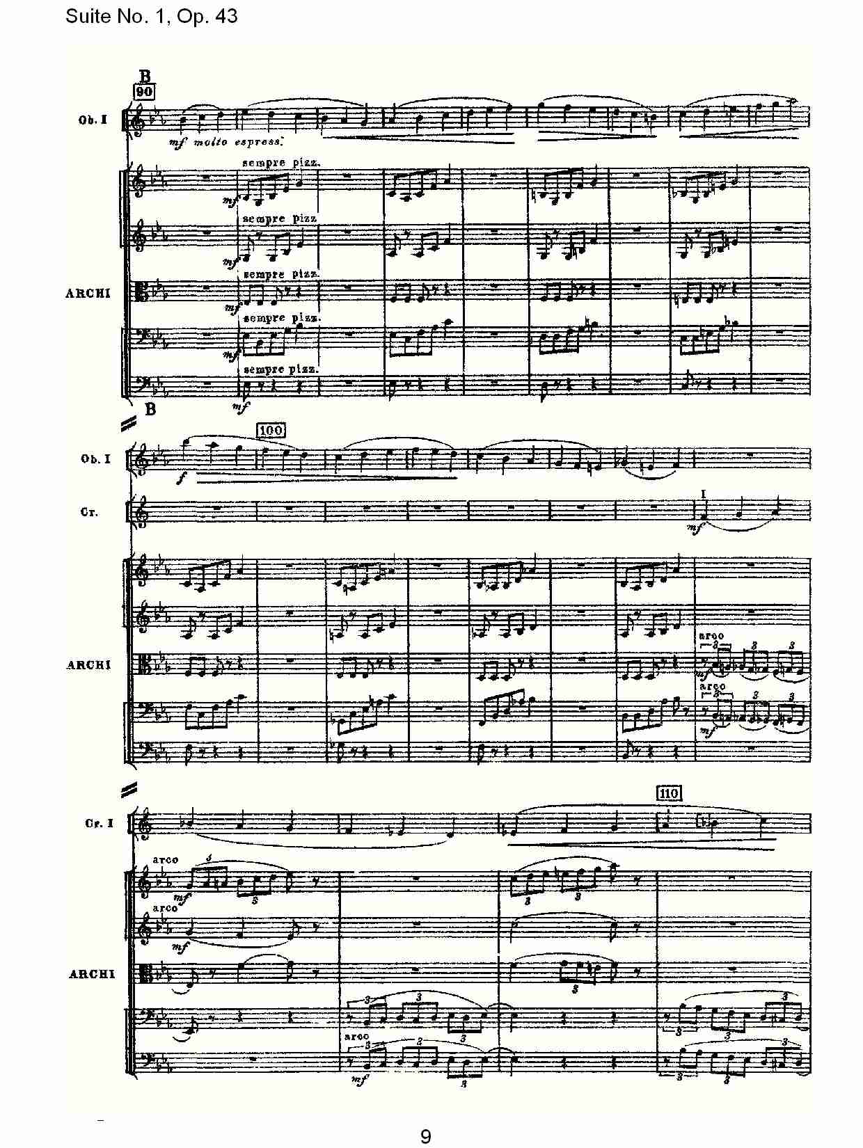Suite No.1, Op.43   第一套曲,Op.43第二乐章（二）总谱（图4）