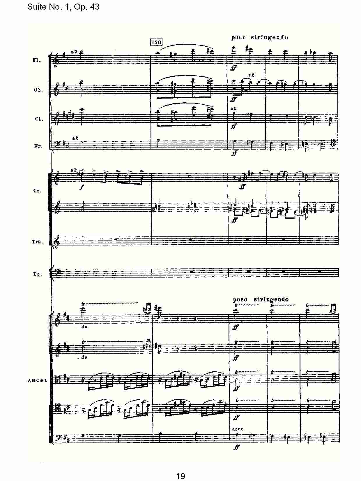 Suite No.1, Op.43   第一套曲,Op.43第三乐章（四）总谱（图4）