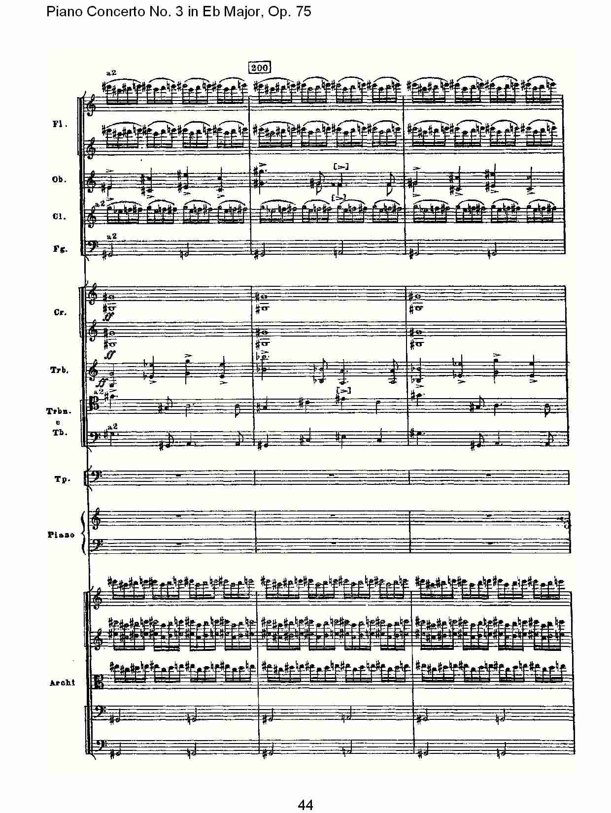 Eb大调第三钢琴协奏曲, Op.75第一部（九）总谱（图4）