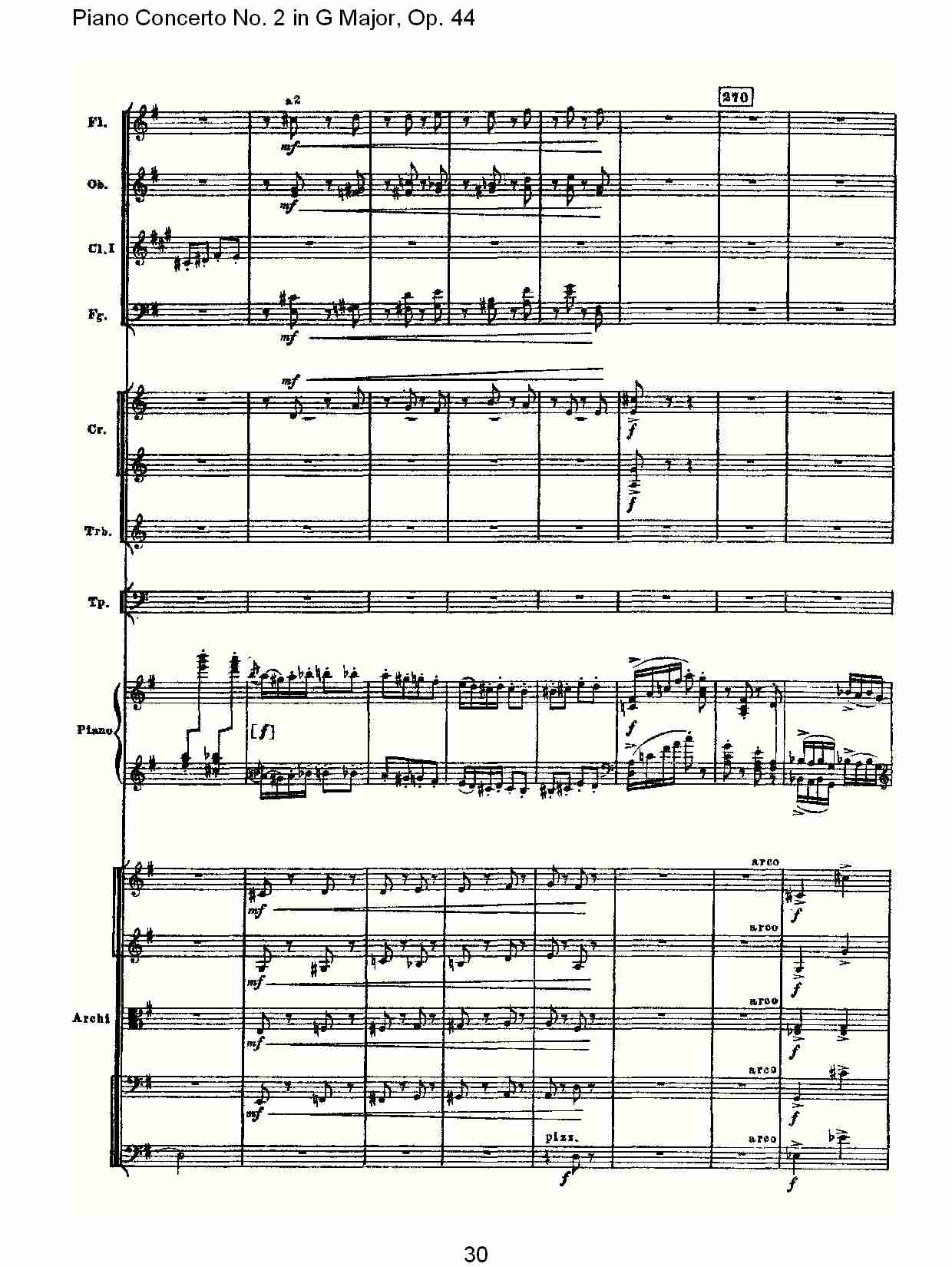 G大调第二钢琴协奏曲, Op.44第三乐章（六）总谱（图5）