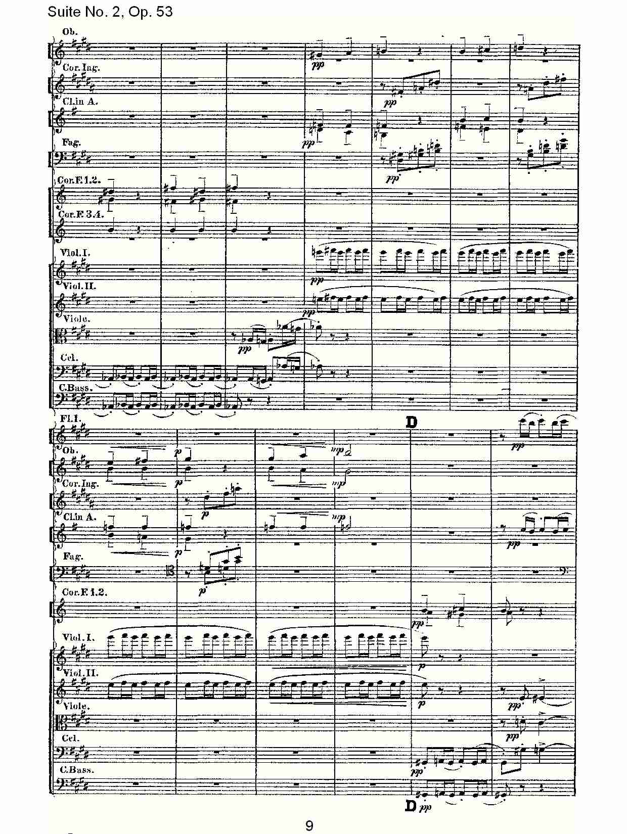 Suite No. 2, Op.53  第二套曲,Op.53第三乐章（二）总谱（图4）