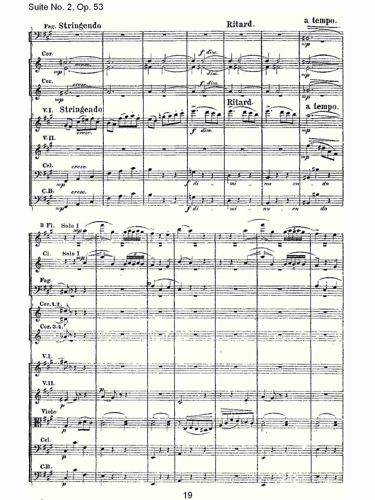 Suite No. 2, Op.53  第二套曲,Op.53第二乐章（四）总谱（图4）
