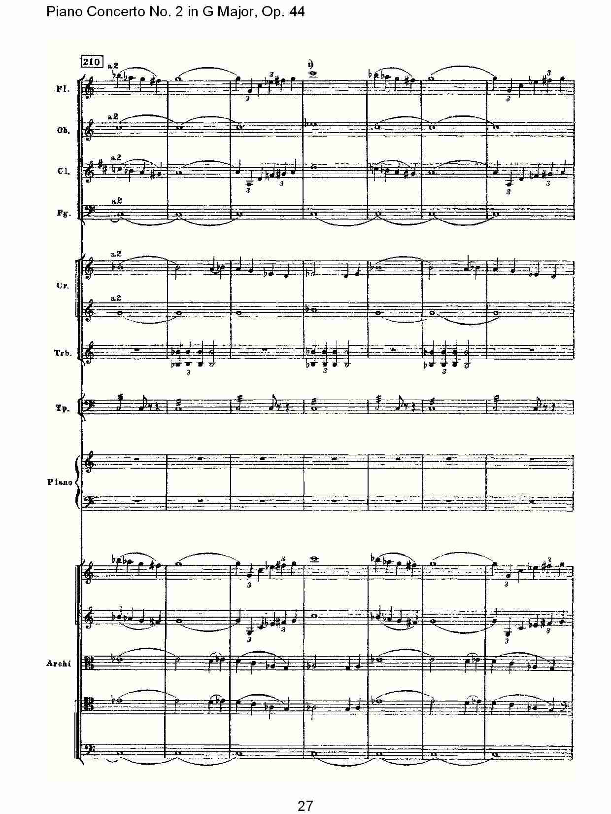 G大调第二钢琴协奏曲, Op.44第一乐章（六）总谱（图4）