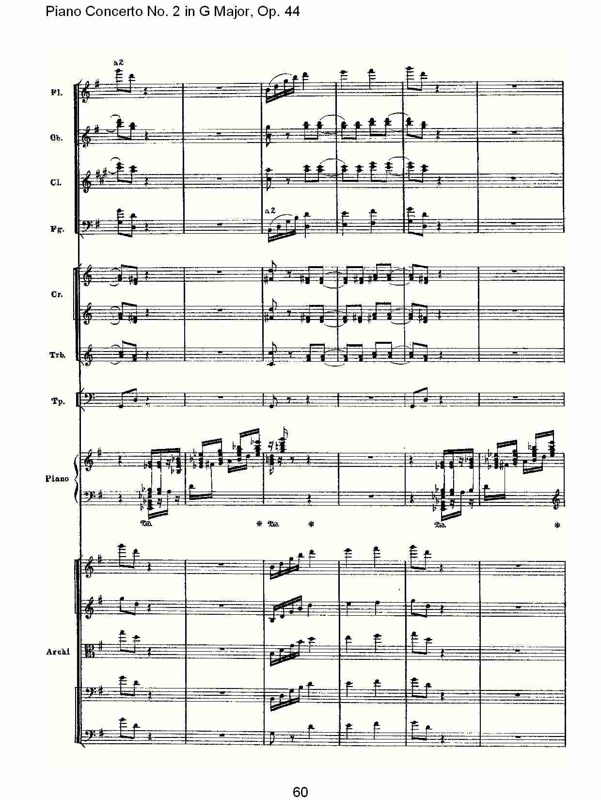 G大调第二钢琴协奏曲, Op.44第三乐章（十二）总谱（图5）