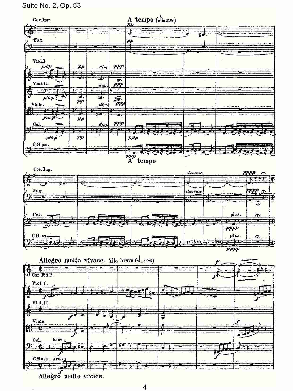 Suite No. 2, Op.53  第二套曲,Op.53第一乐章（一）总谱（图6）