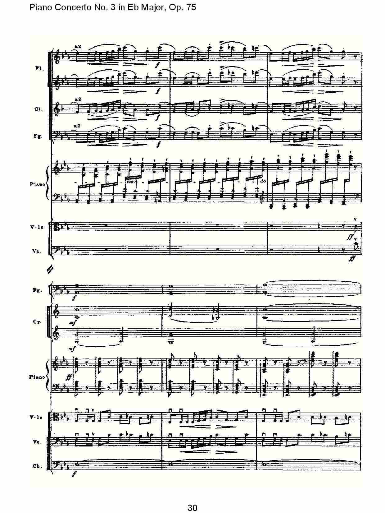 Eb大调第三钢琴协奏曲, Op.75第二部（六）总谱（图5）