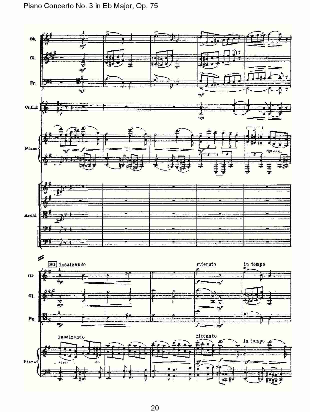 Eb大调第三钢琴协奏曲, Op.75第一部（四）总谱（图5）