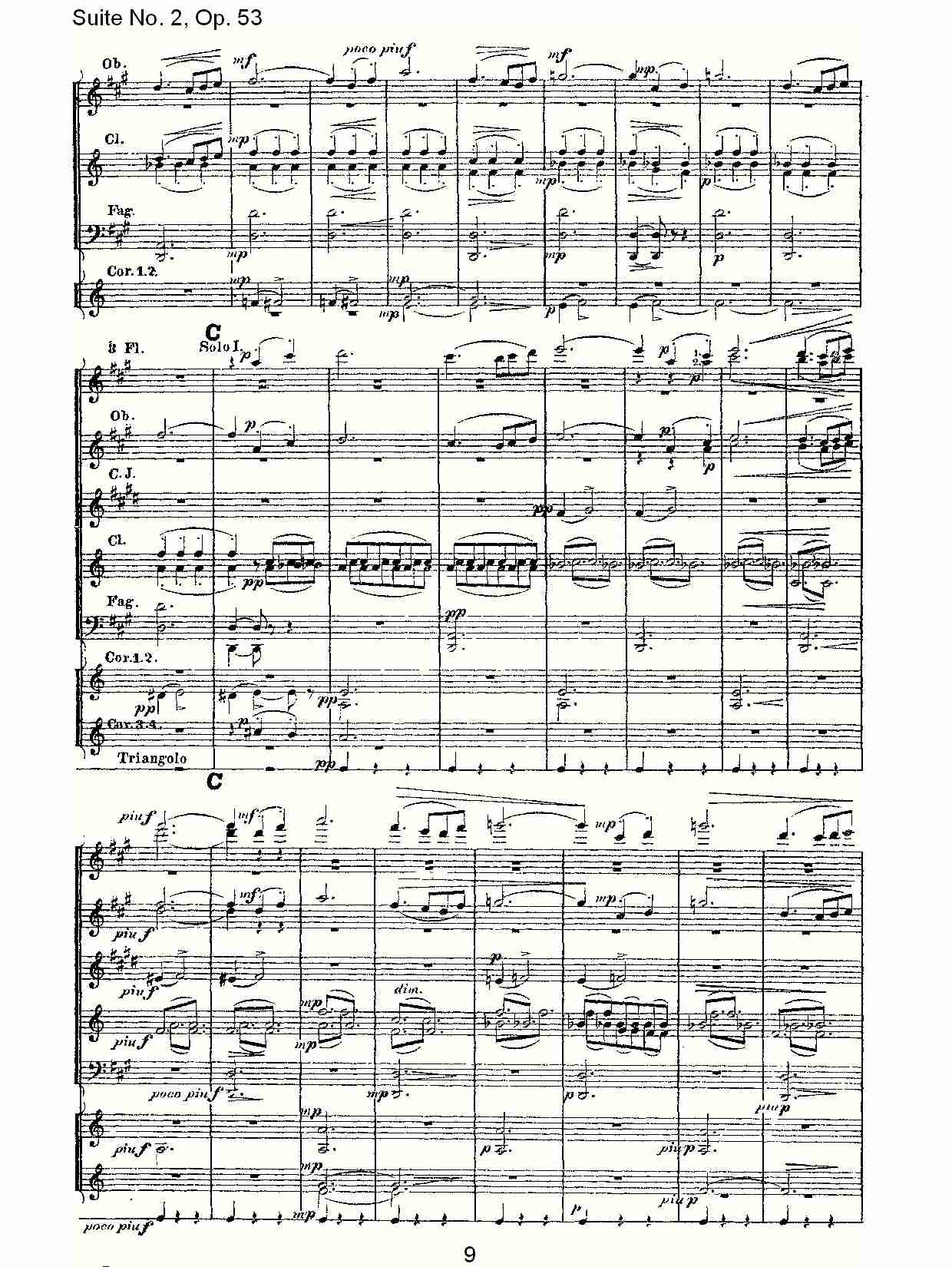 Suite No. 2, Op.53  第二套曲,Op.53第二乐章（二）总谱（图4）