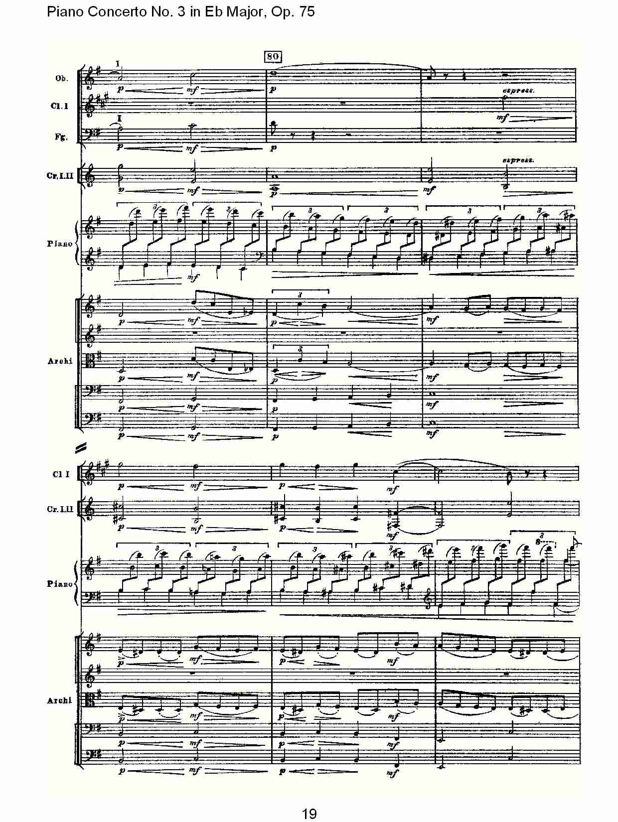 Eb大调第三钢琴协奏曲, Op.75第一部（四）总谱（图4）
