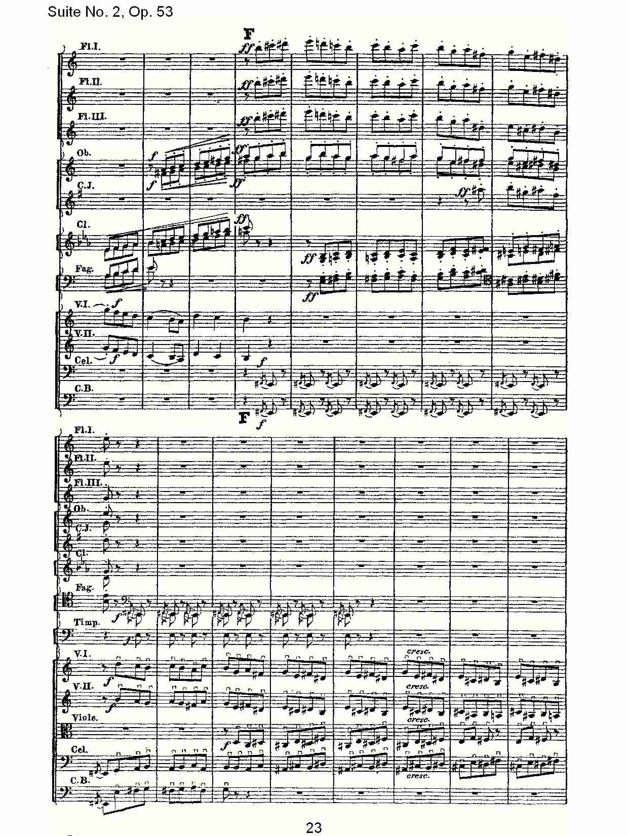 Suite No. 2, Op.53  第二套曲,Op.53第三乐章（五）总谱（图3）