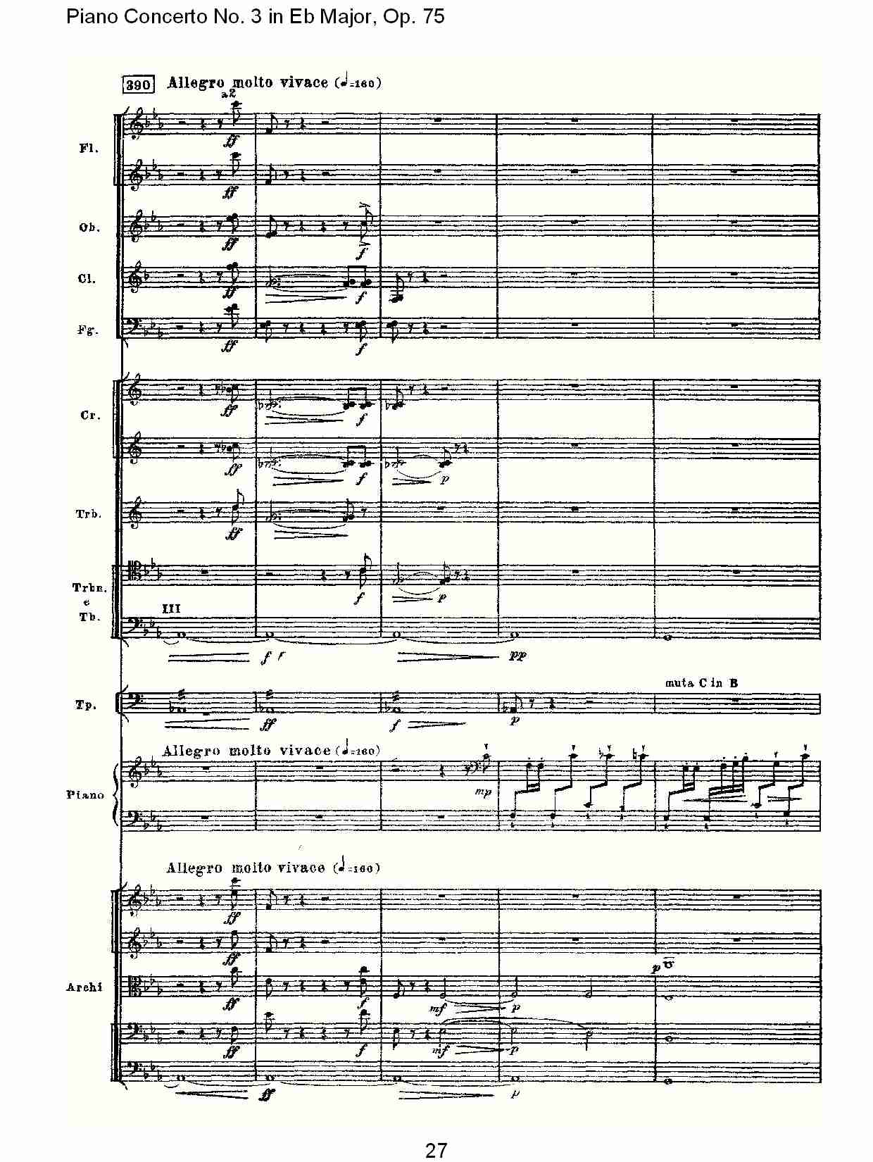 Eb大调第三钢琴协奏曲, Op.75第二部（六）总谱（图2）