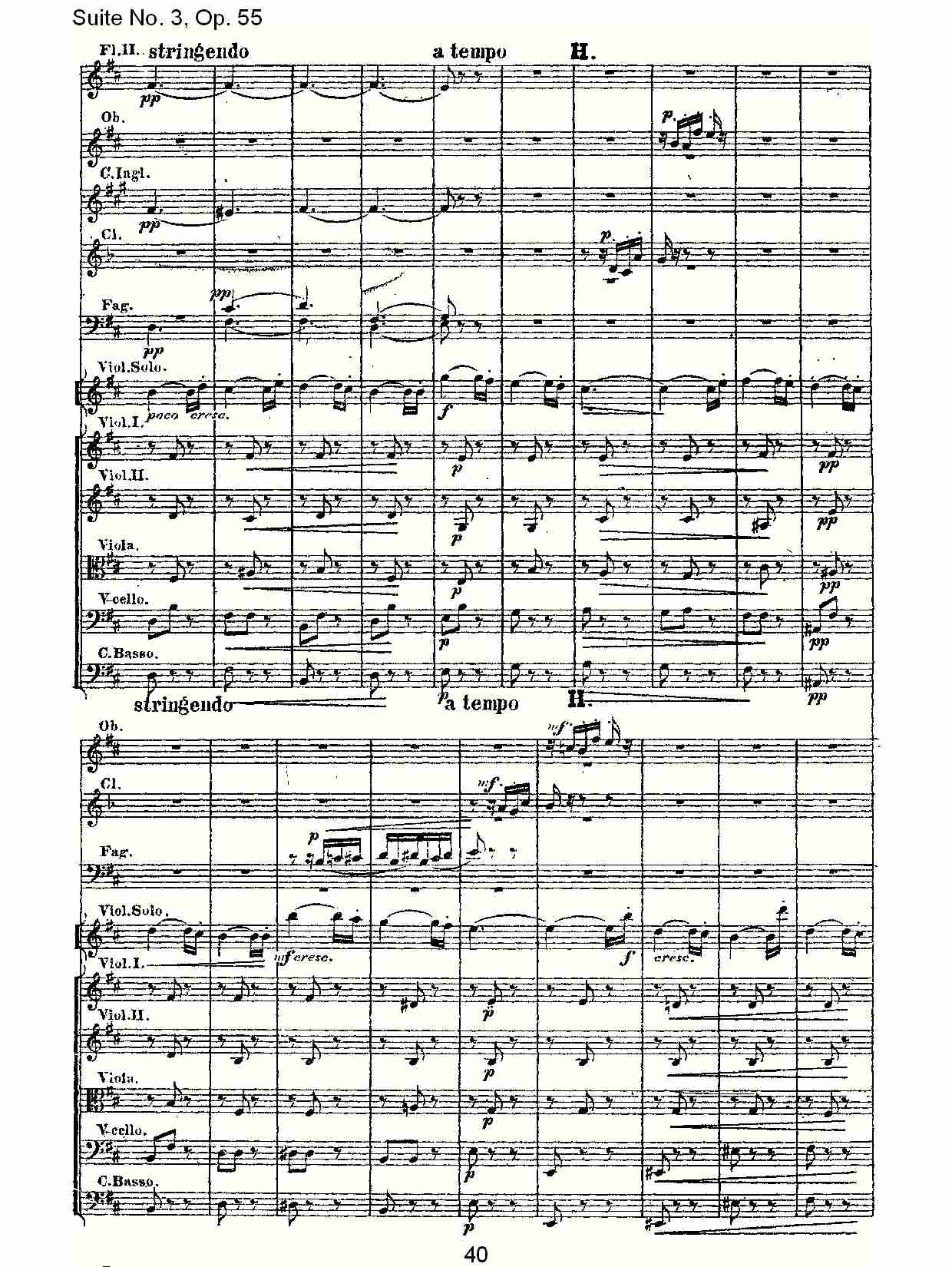Suite No. 3, Op.55  第三套曲,Op.55第四乐章第一部（八）总谱（图5）