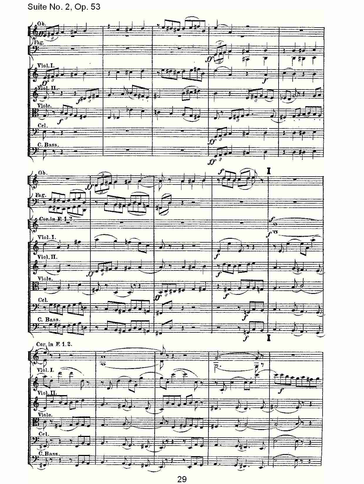 Suite No. 2, Op.53  第二套曲,Op.53第一乐章（六）总谱（图4）