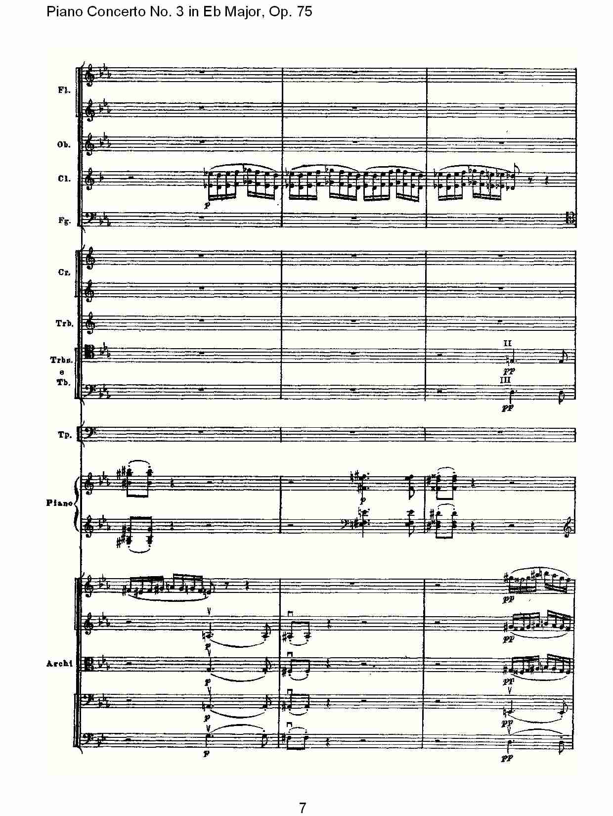 Eb大调第三钢琴协奏曲, Op.75第一部（二）总谱（图2）