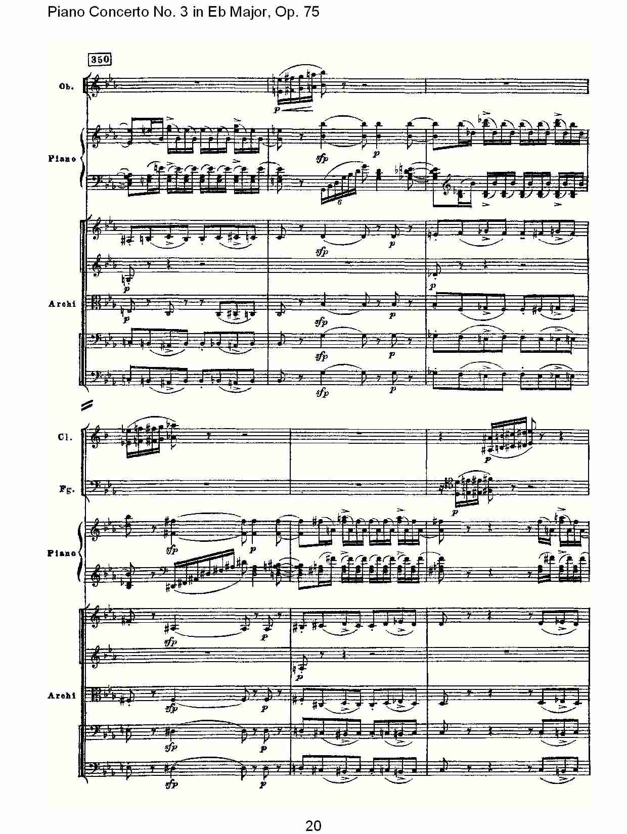 Eb大调第三钢琴协奏曲, Op.75第二部（四）总谱（图5）