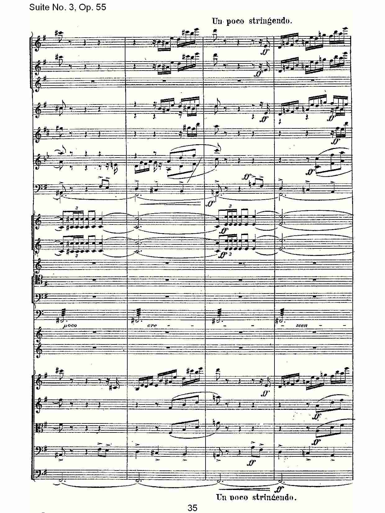 Suite No. 3, Op.55  第三套曲,Op.55第四乐章第二部（七）总谱（图6）