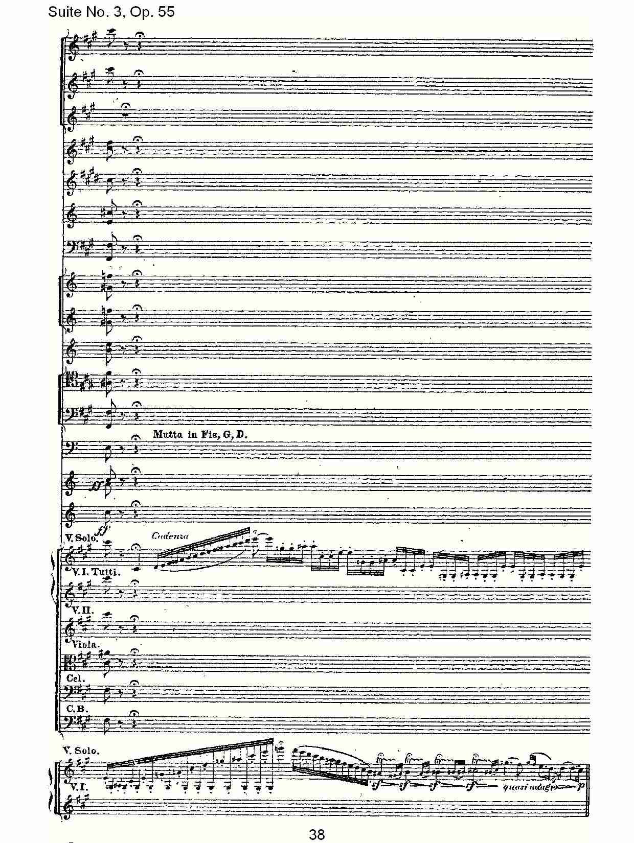 Suite No. 3, Op.55  第三套曲,Op.55第四乐章第一部（八）总谱（图3）