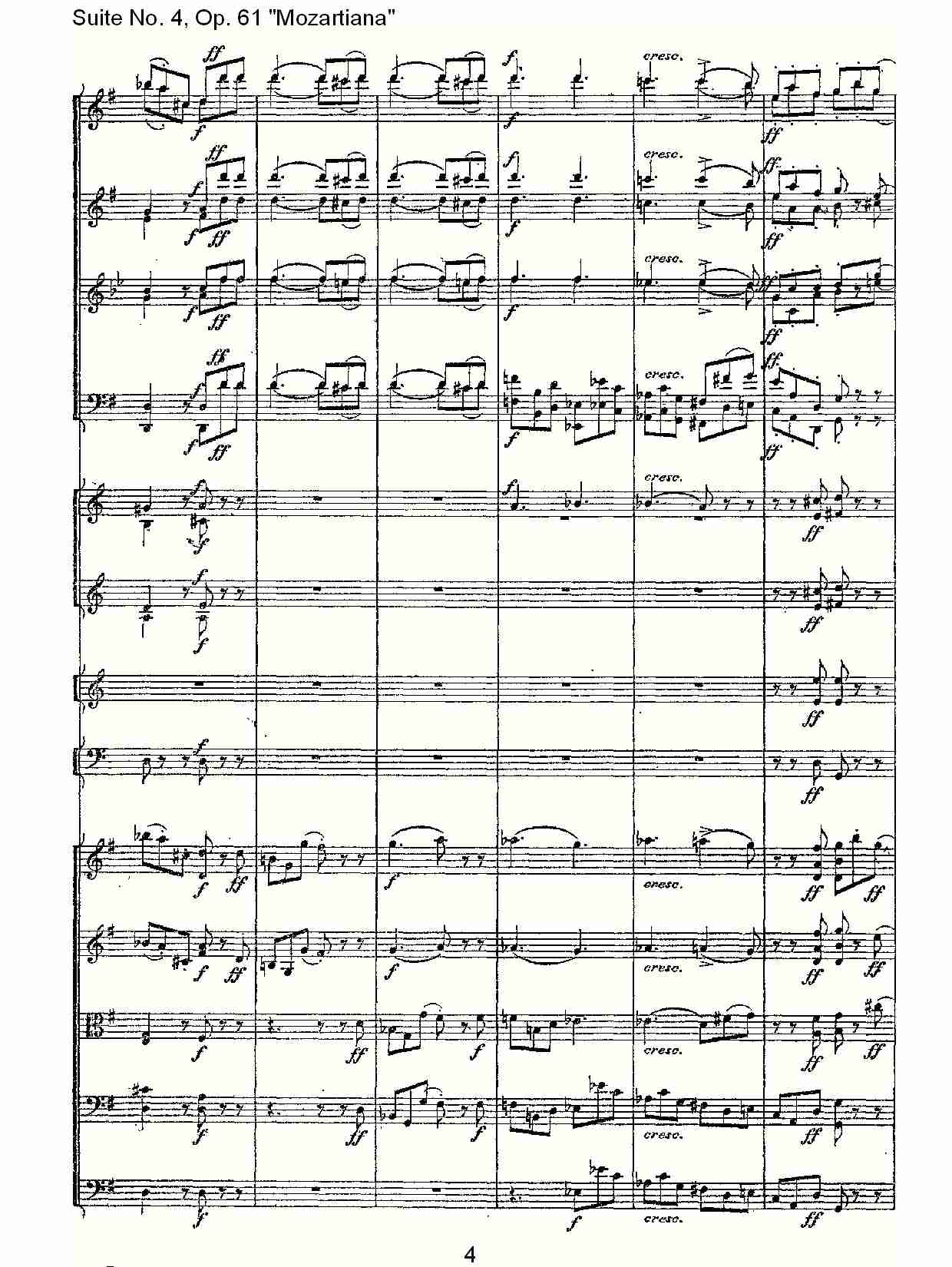 Suite No. 4, Op.61 
