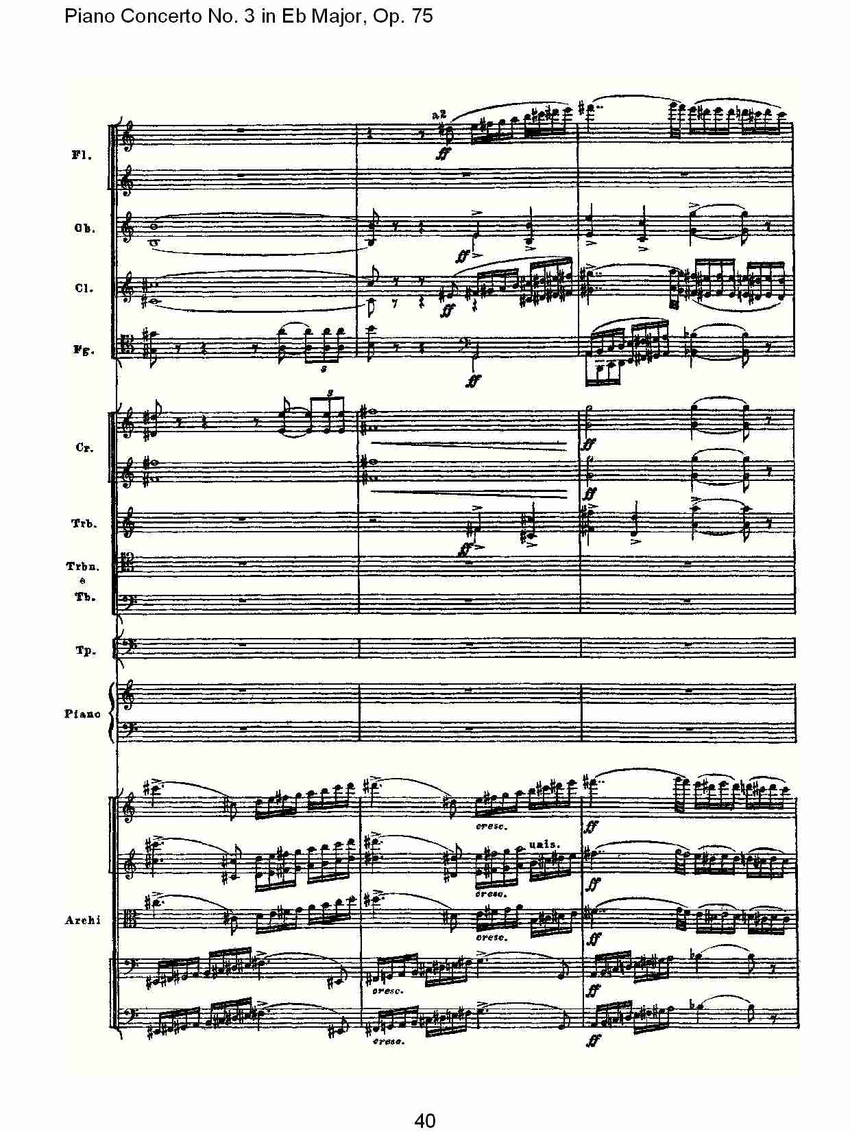 Eb大调第三钢琴协奏曲, Op.75第一部（八）总谱（图5）