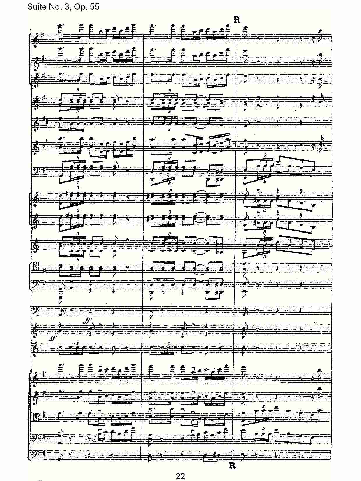 Suite No. 3, Op.55  第三套曲,Op.55第四乐章第二部（五）总谱（图2）