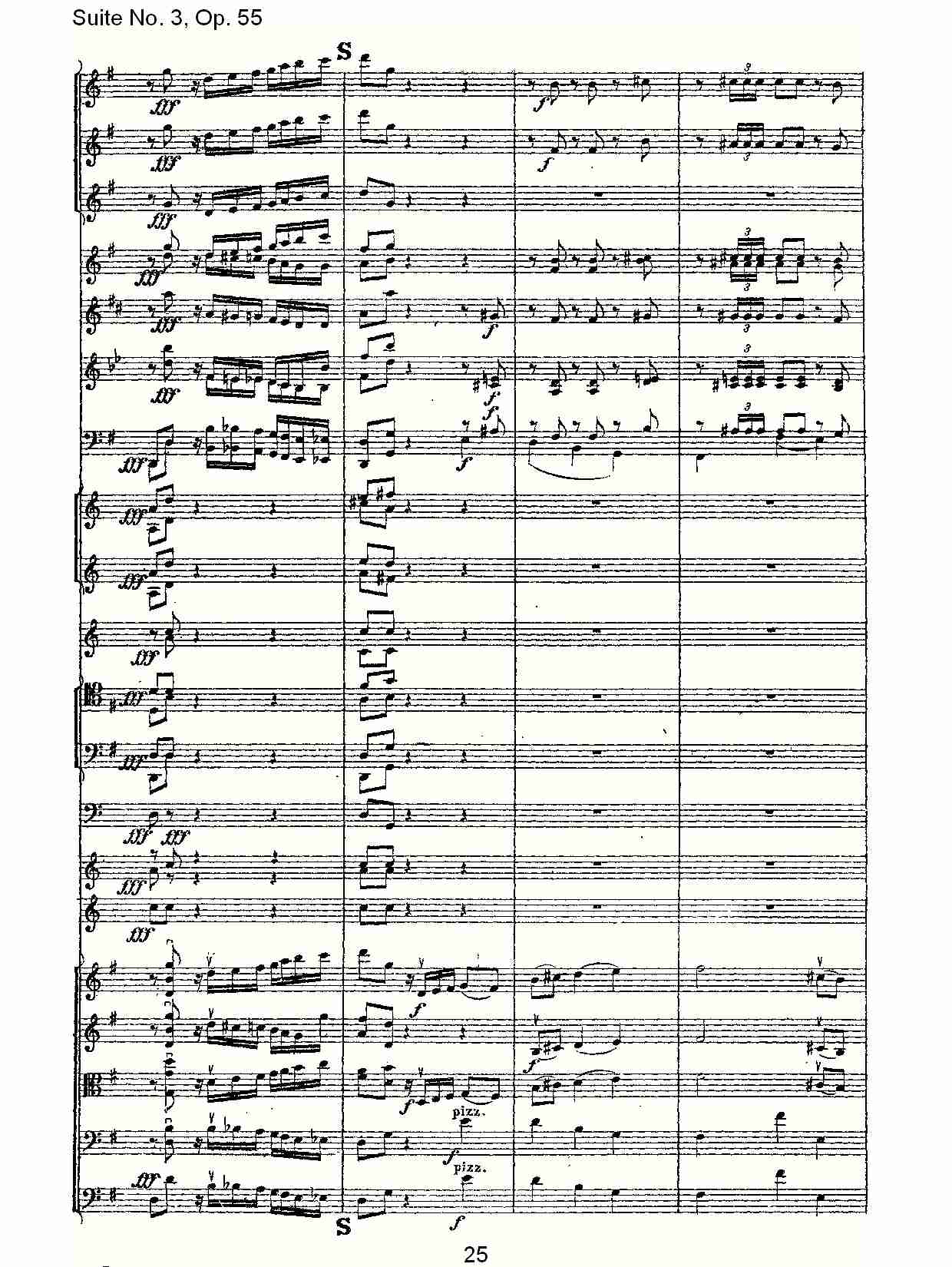 Suite No. 3, Op.55  第三套曲,Op.55第四乐章第二部（五）总谱（图5）