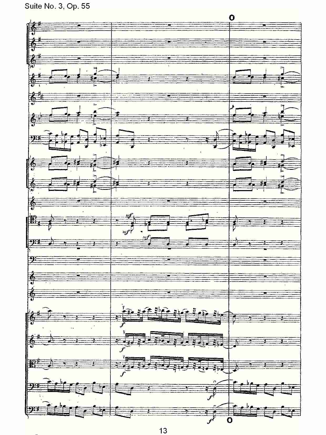Suite No. 3, Op.55  第三套曲,Op.55第四乐章第二部（三）总谱（图3）