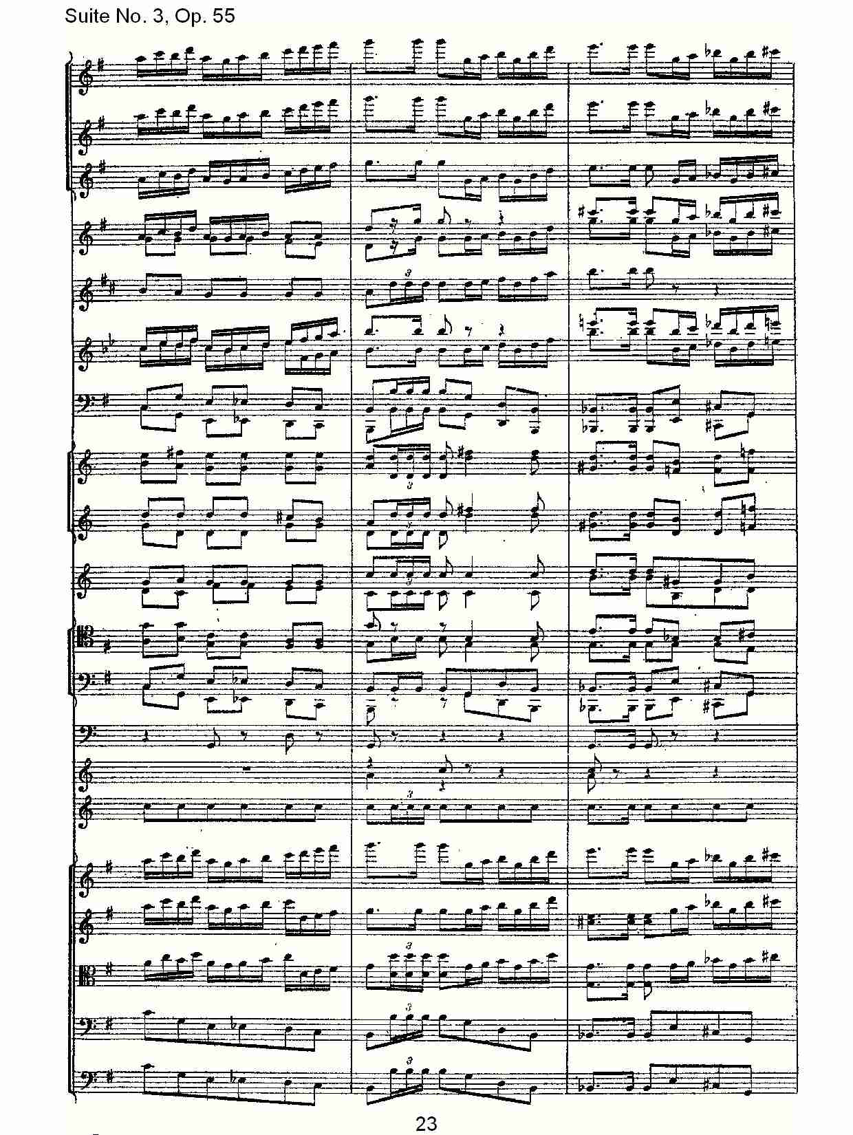 Suite No. 3, Op.55  第三套曲,Op.55第四乐章第二部（五）总谱（图3）