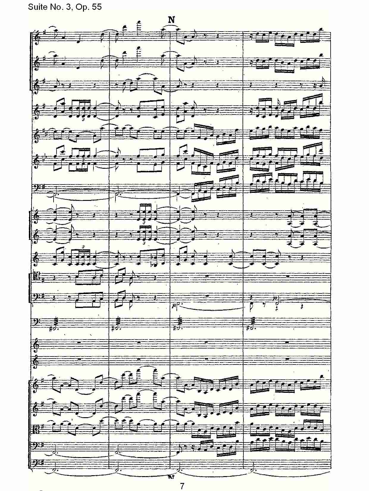 Suite No. 3, Op.55  第三套曲,Op.55第四乐章第二部（二）总谱（图2）