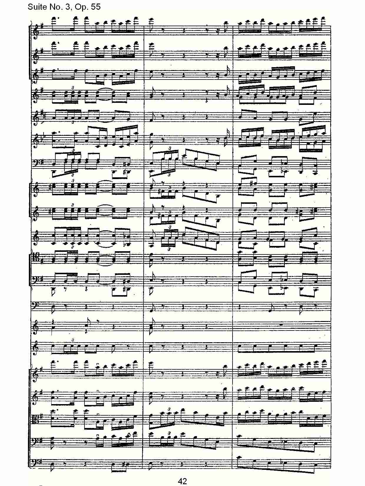 Suite No. 3, Op.55  第三套曲,Op.55第四乐章第二部（九）总谱（图2）