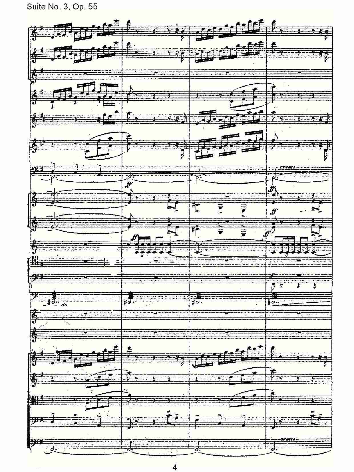 Suite No. 3, Op.55  第三套曲,Op.55第四乐章第二部（一）总谱（图4）