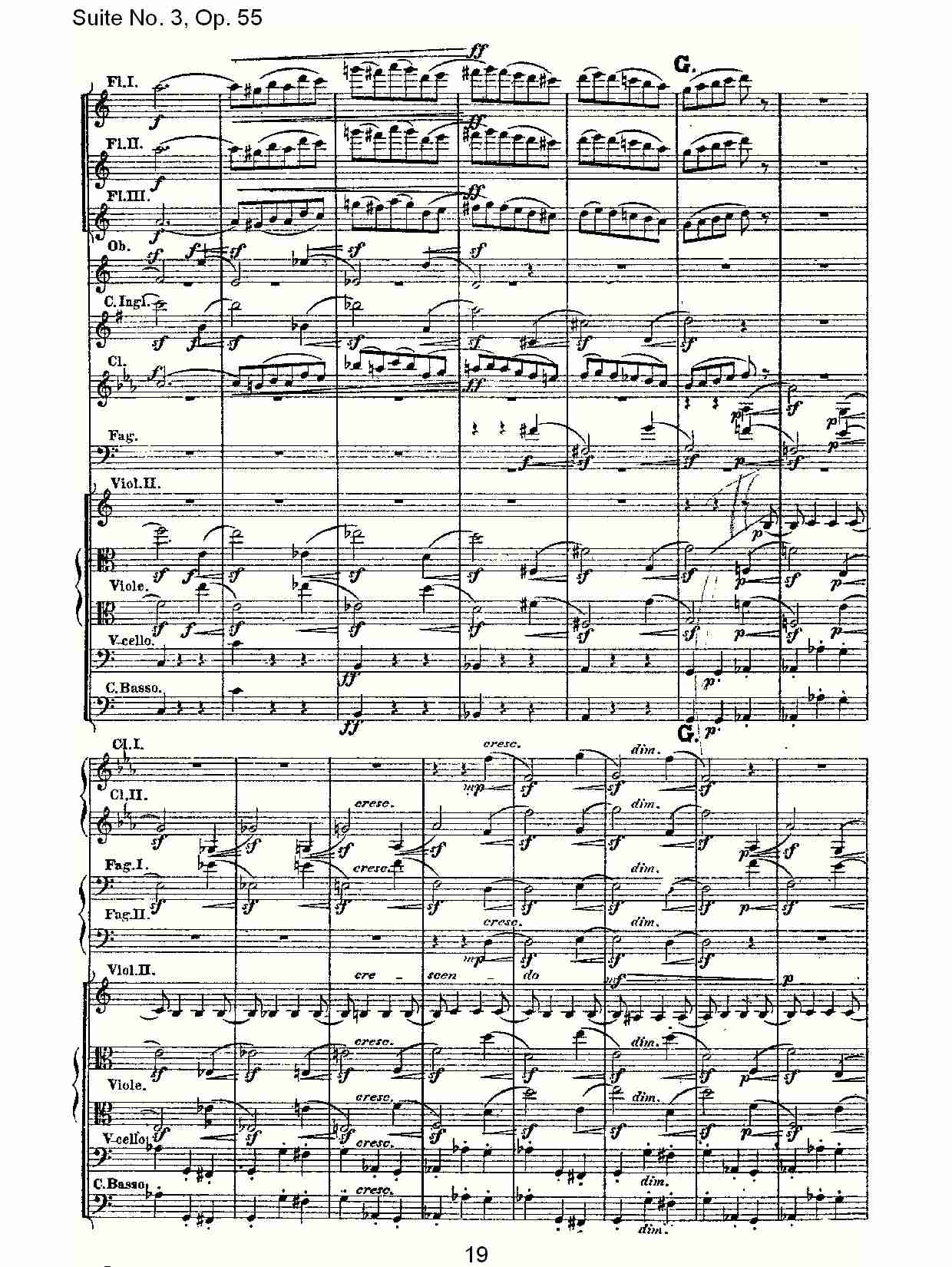 Suite No. 3, Op.55  第三套曲,Op.55第二乐章（四）总谱（图4）
