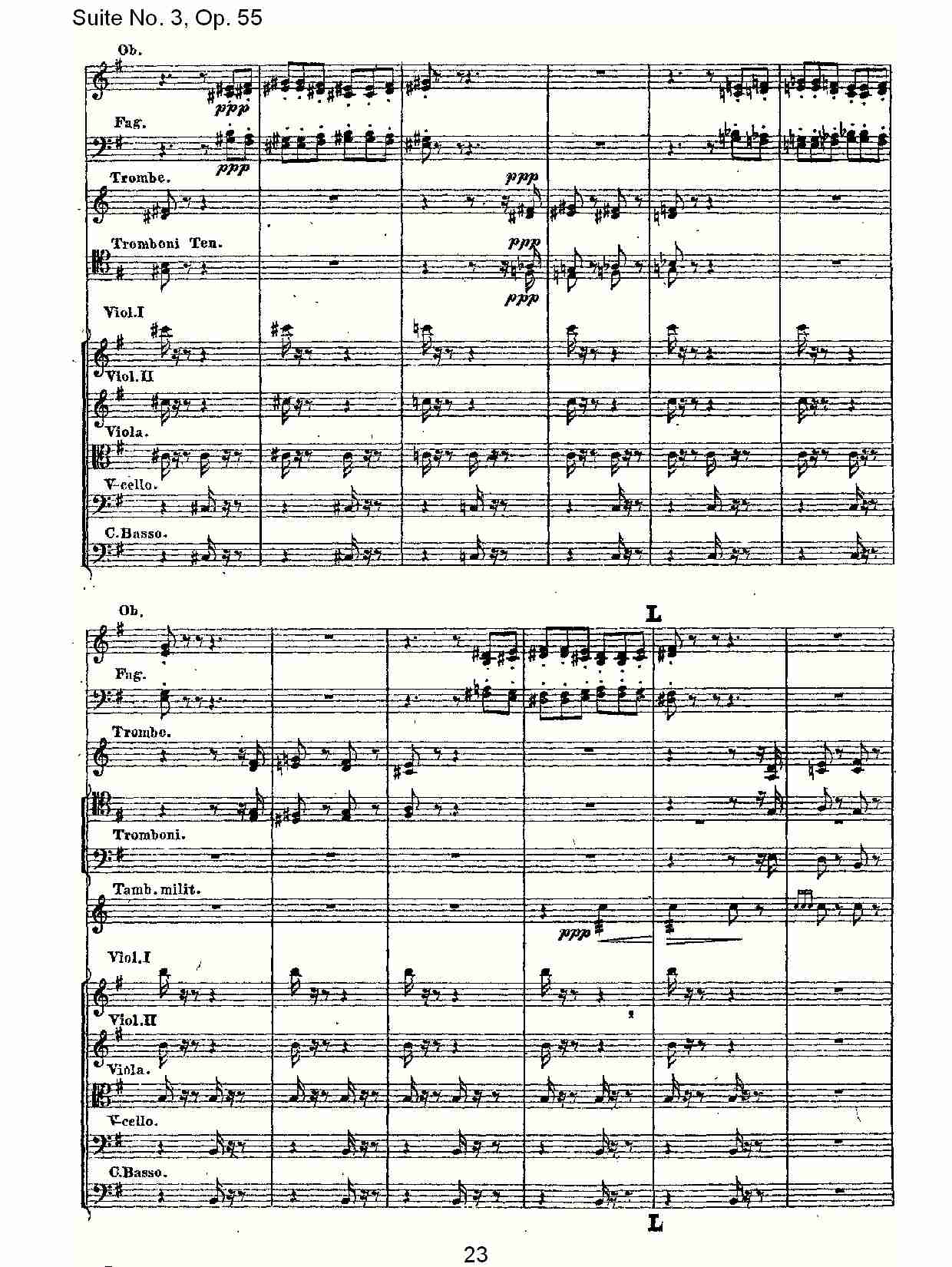 Suite No. 3, Op.55  第三套曲,Op.55第三乐章（五）总谱（图3）