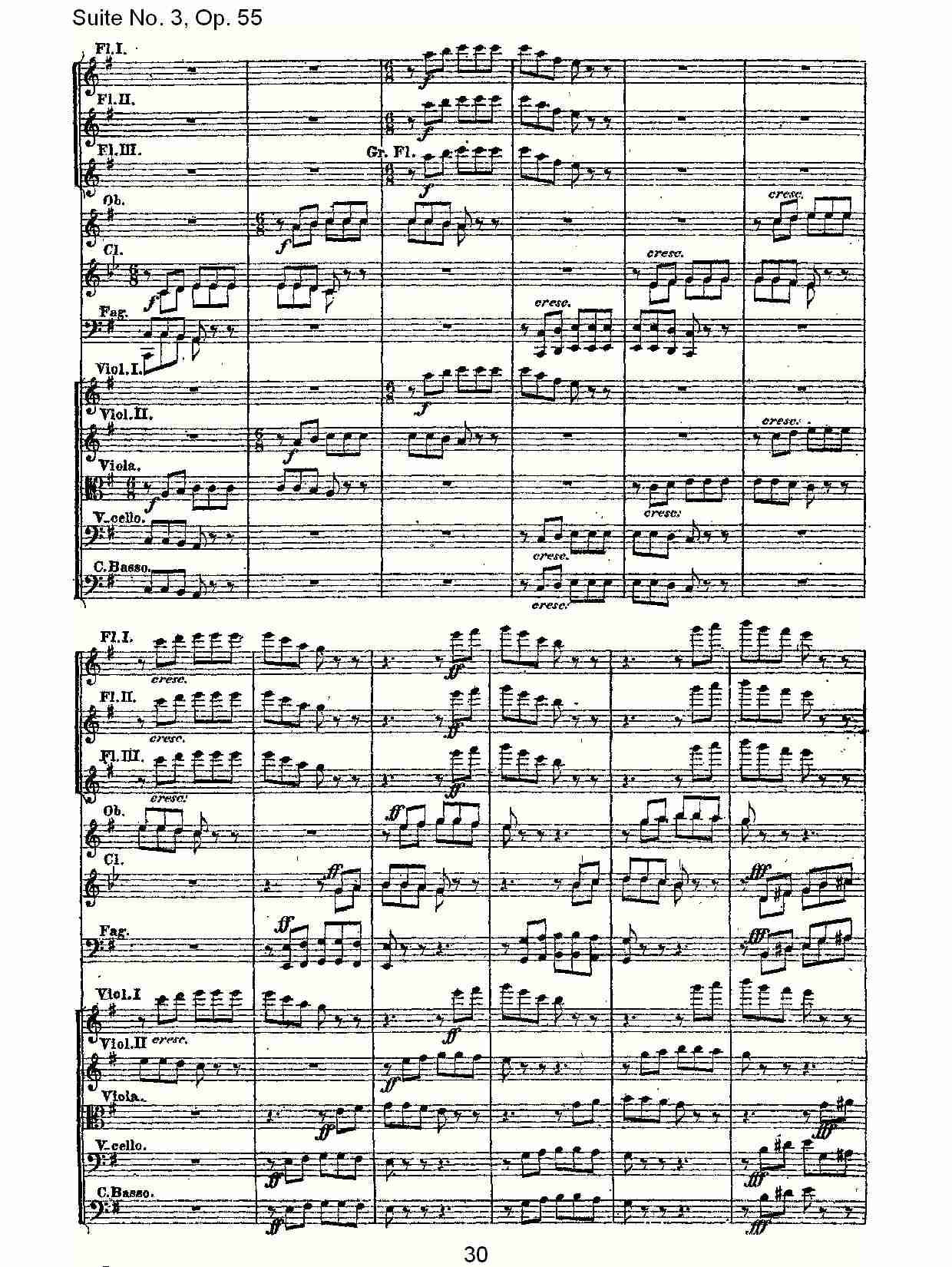 Suite No. 3, Op.55  第三套曲,Op.55第三乐章（六）总谱（图5）