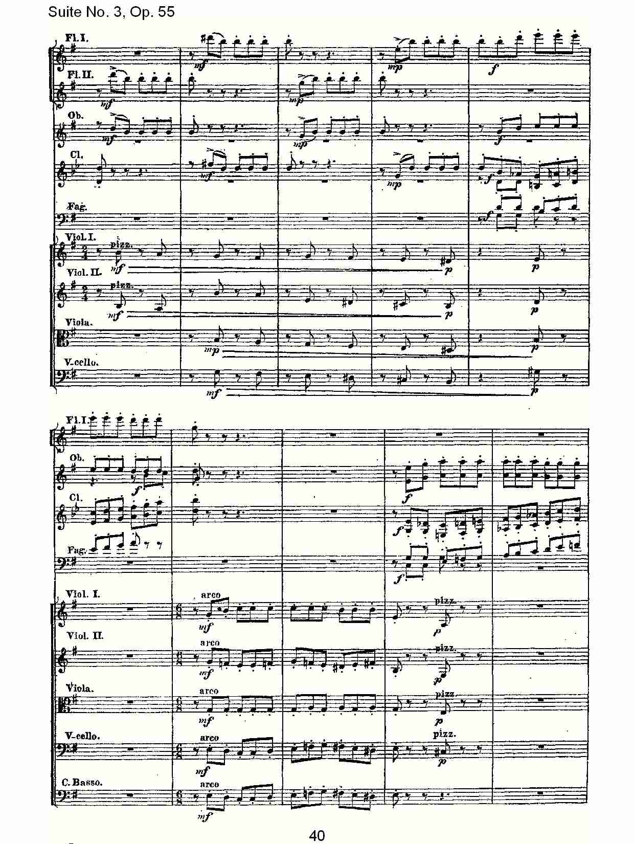 Suite No. 3, Op.55  第三套曲,Op.55第三乐章（八）总谱（图5）