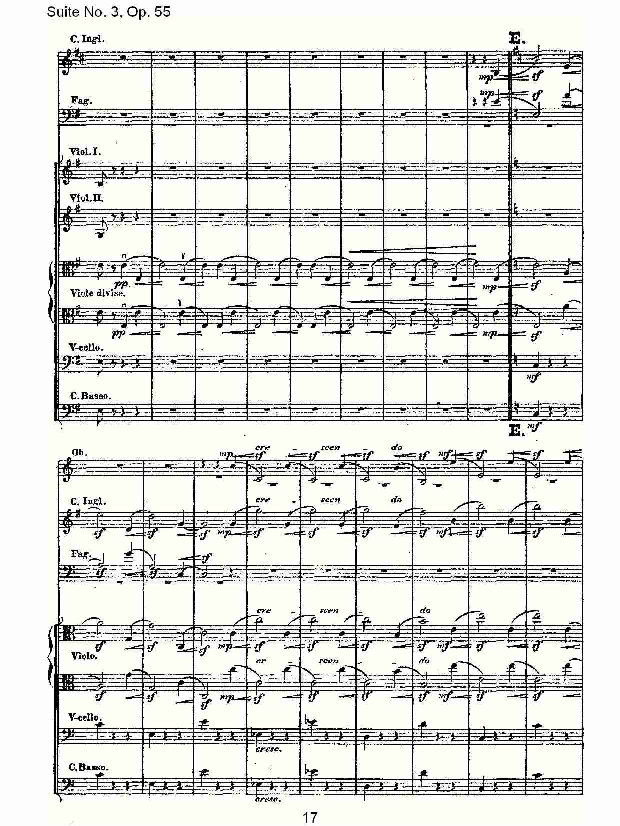 Suite No. 3, Op.55  第三套曲,Op.55第二乐章（四）总谱（图2）