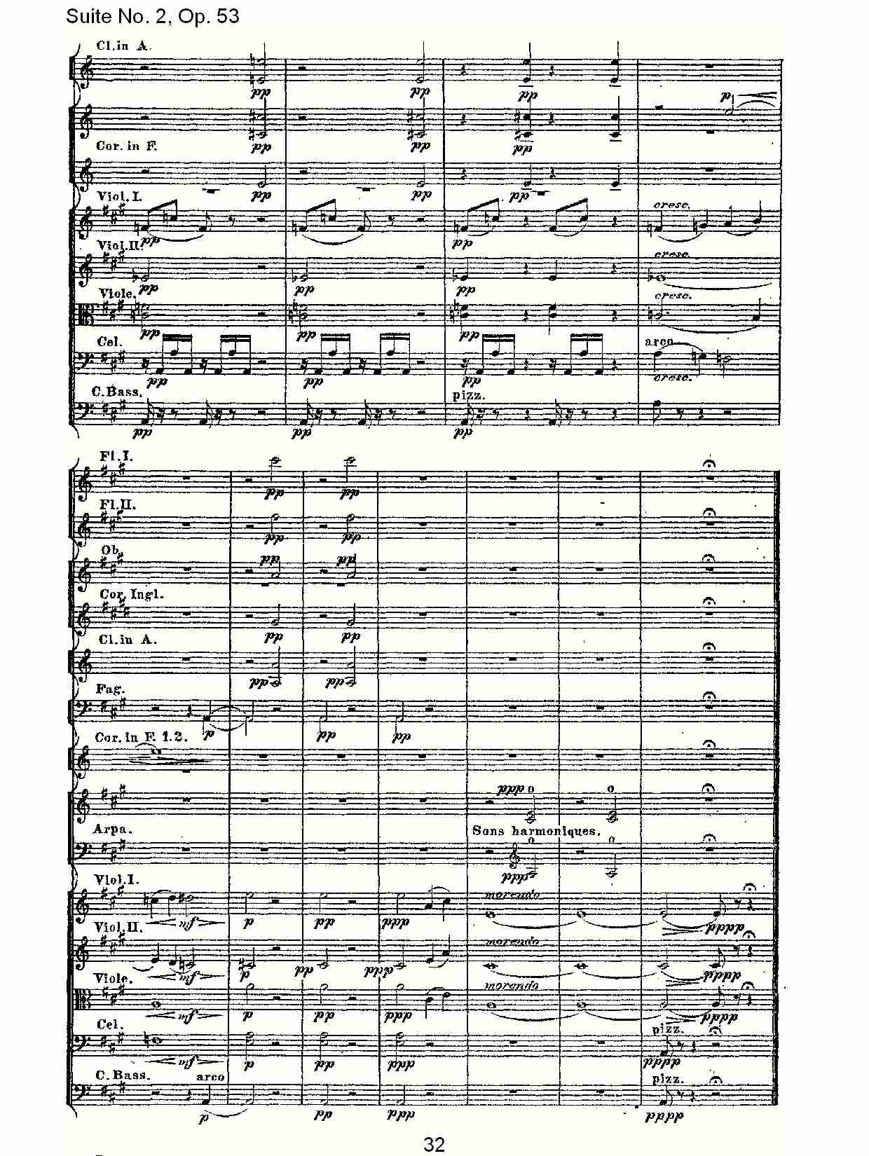 Suite No. 2, Op.53  第二套曲,Op.53第四乐章（七）总谱（图2）