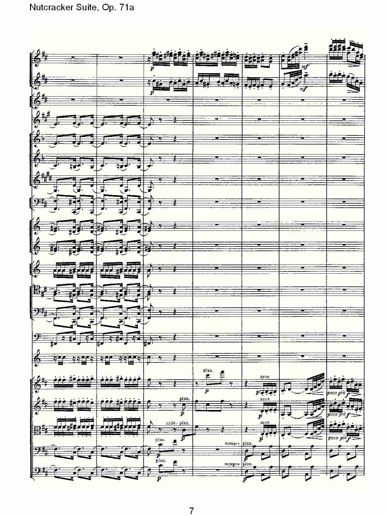Nutcracker Suite, Op.71a   胡桃铗套曲，Op.71a第七乐章（二）总谱（图2）