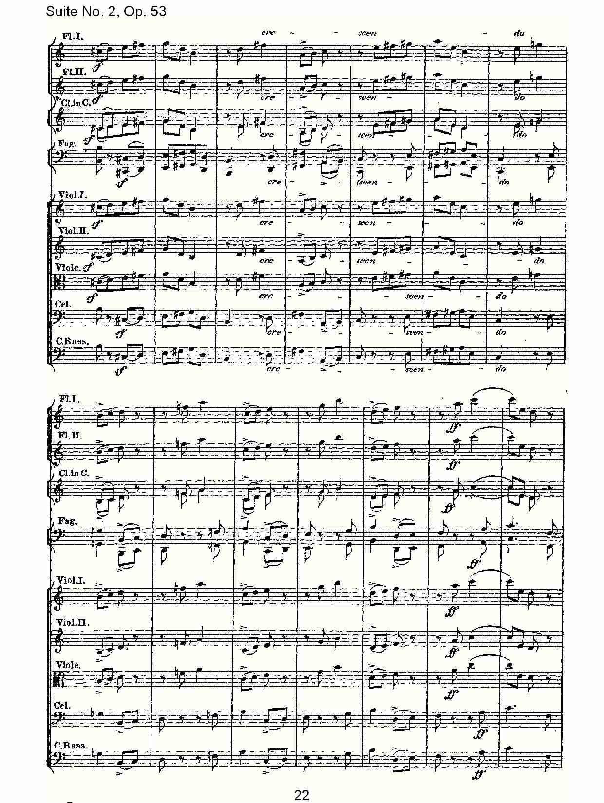 Suite No. 2, Op.53  第二套曲,Op.53第五乐章（五）总谱（图2）
