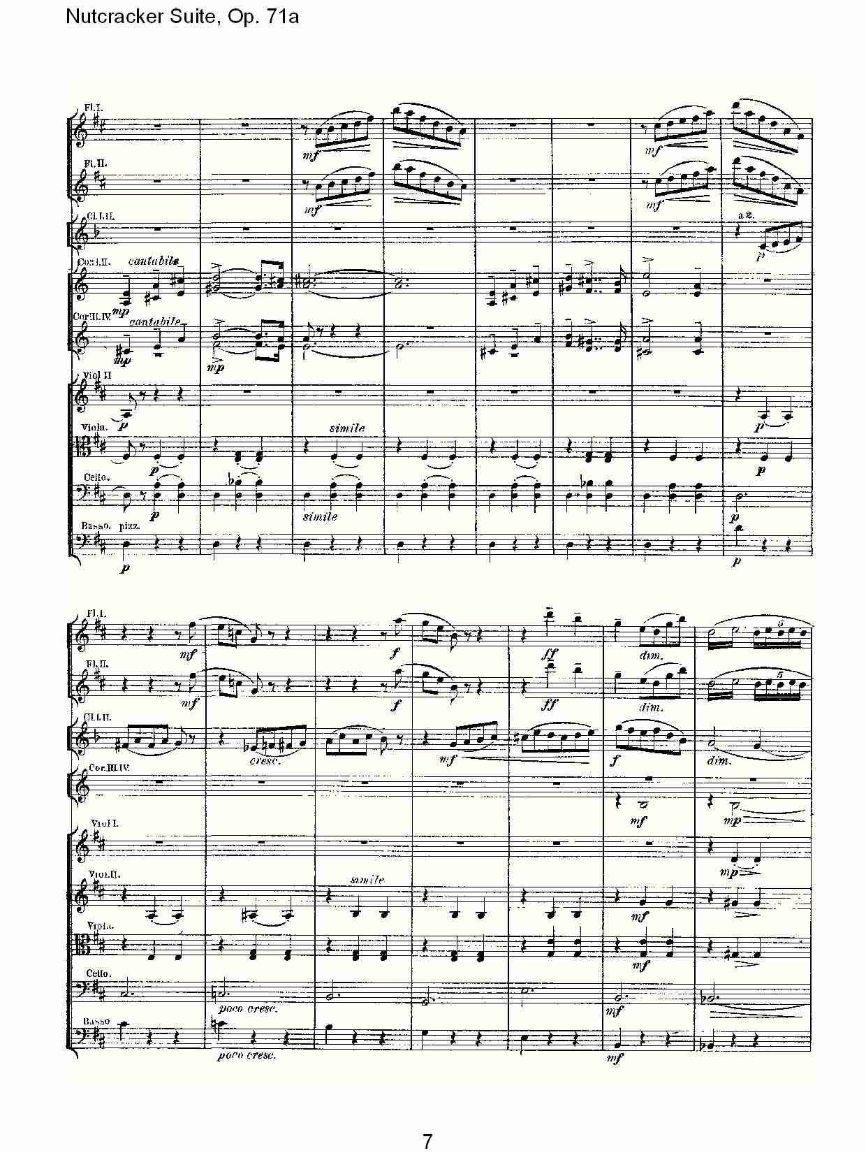 Nutcracker Suite, Op.71a   胡桃铗套曲，Op.71a第八乐章（二）总谱（图2）