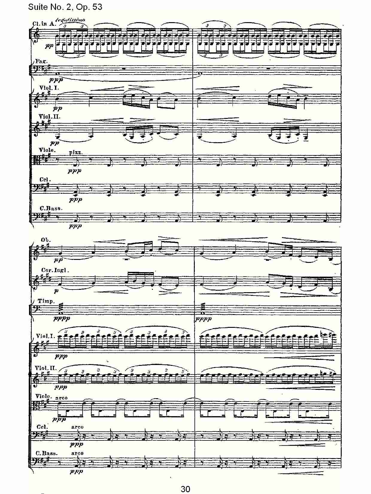 Suite No. 2, Op.53  第二套曲,Op.53第四乐章（六）总谱（图5）