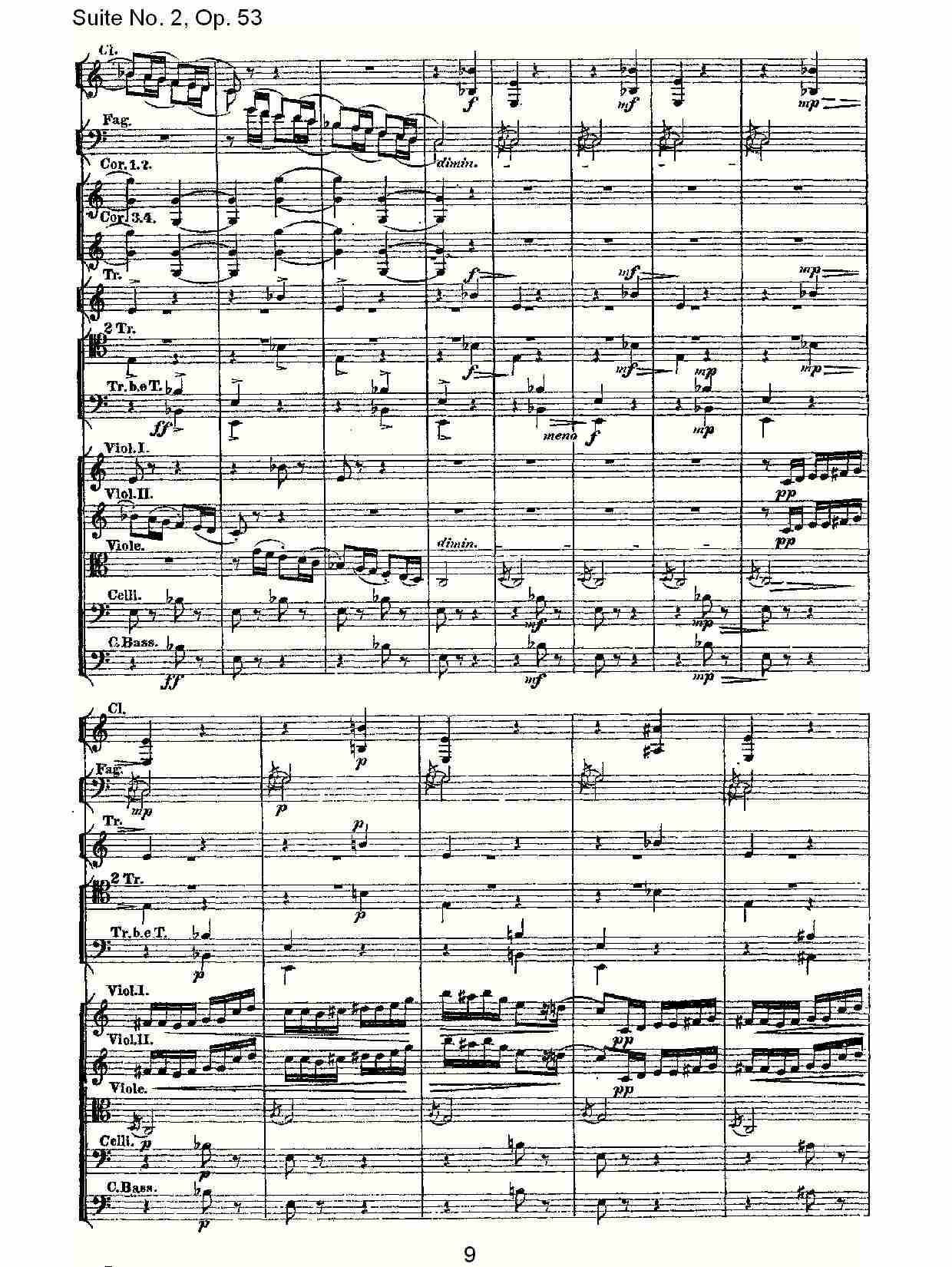 Suite No. 2, Op.53  第二套曲,Op.53第五乐章（二）总谱（图4）