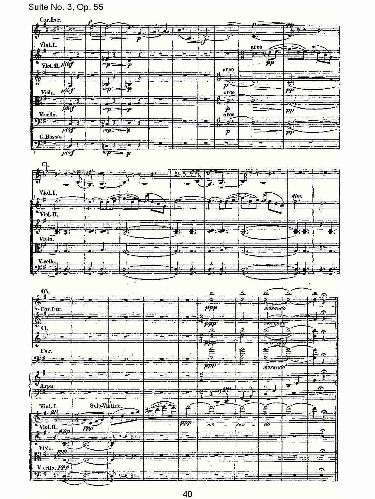 Suite No. 3, Op.55  第三套曲,Op.55第一乐章（八）总谱（图5）