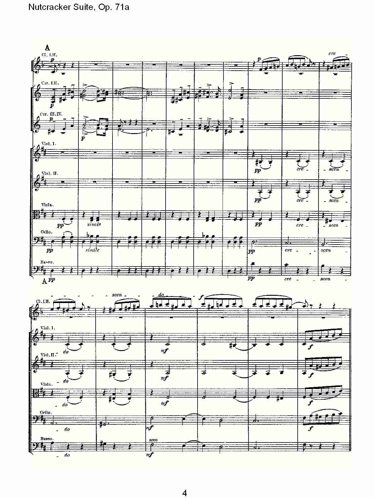 Nutcracker Suite, Op.71a   胡桃铗套曲，Op.71a第八乐章（一）总谱（图4）