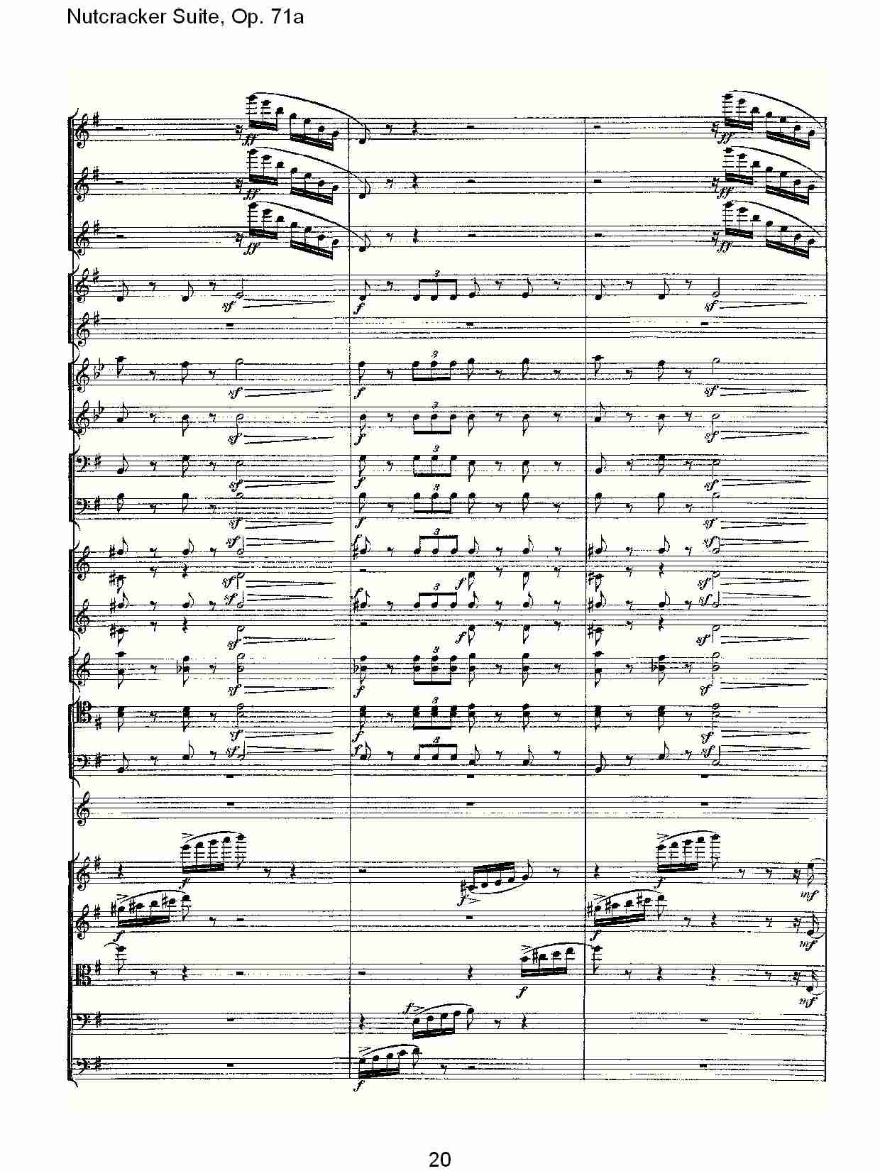 Nutcracker Suite, Op.71a   胡桃铗套曲，Op.71a第二乐章（四）总谱（图5）