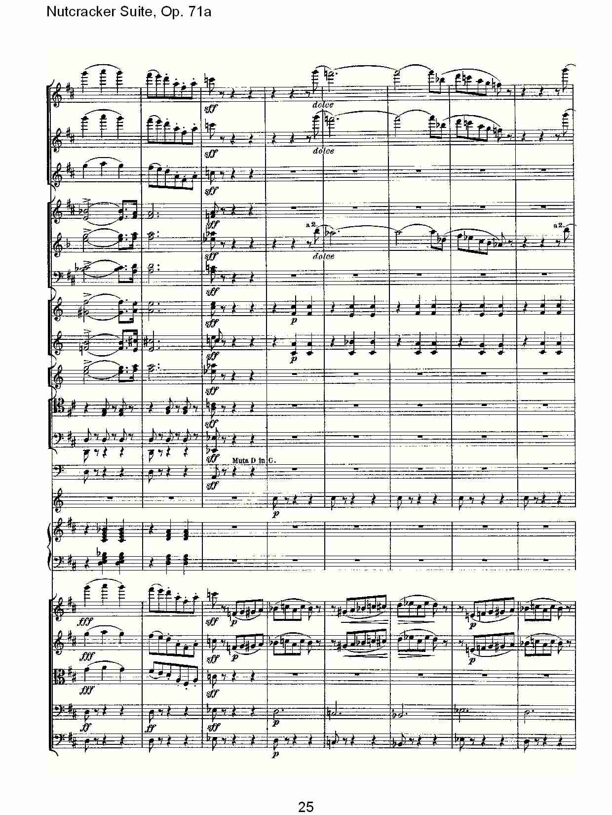 Nutcracker Suite, Op.71a   胡桃铗套曲，Op.71a第八乐章（五）总谱（图5）