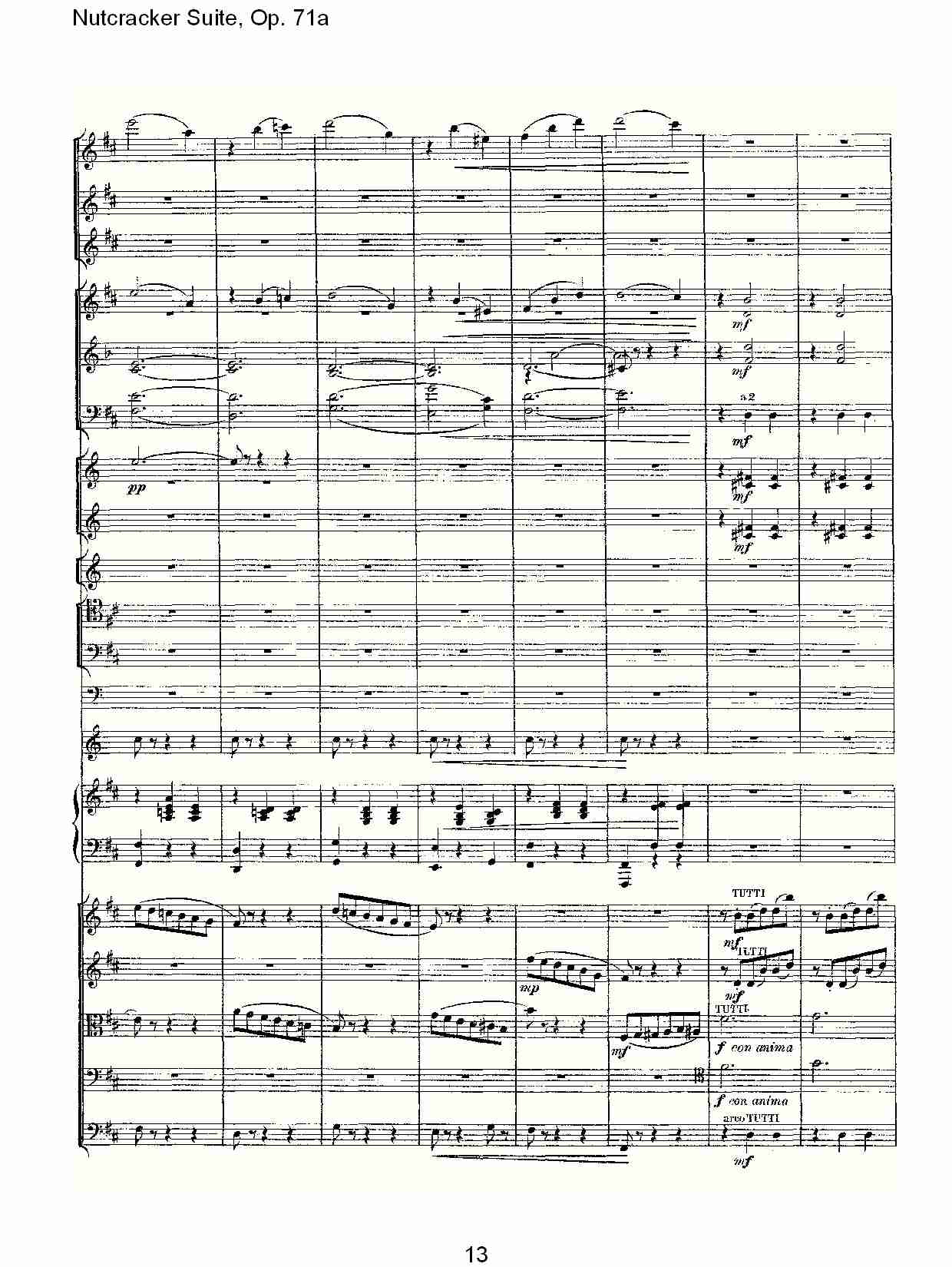 Nutcracker Suite, Op.71a   胡桃铗套曲，Op.71a第八乐章（三）总谱（图3）