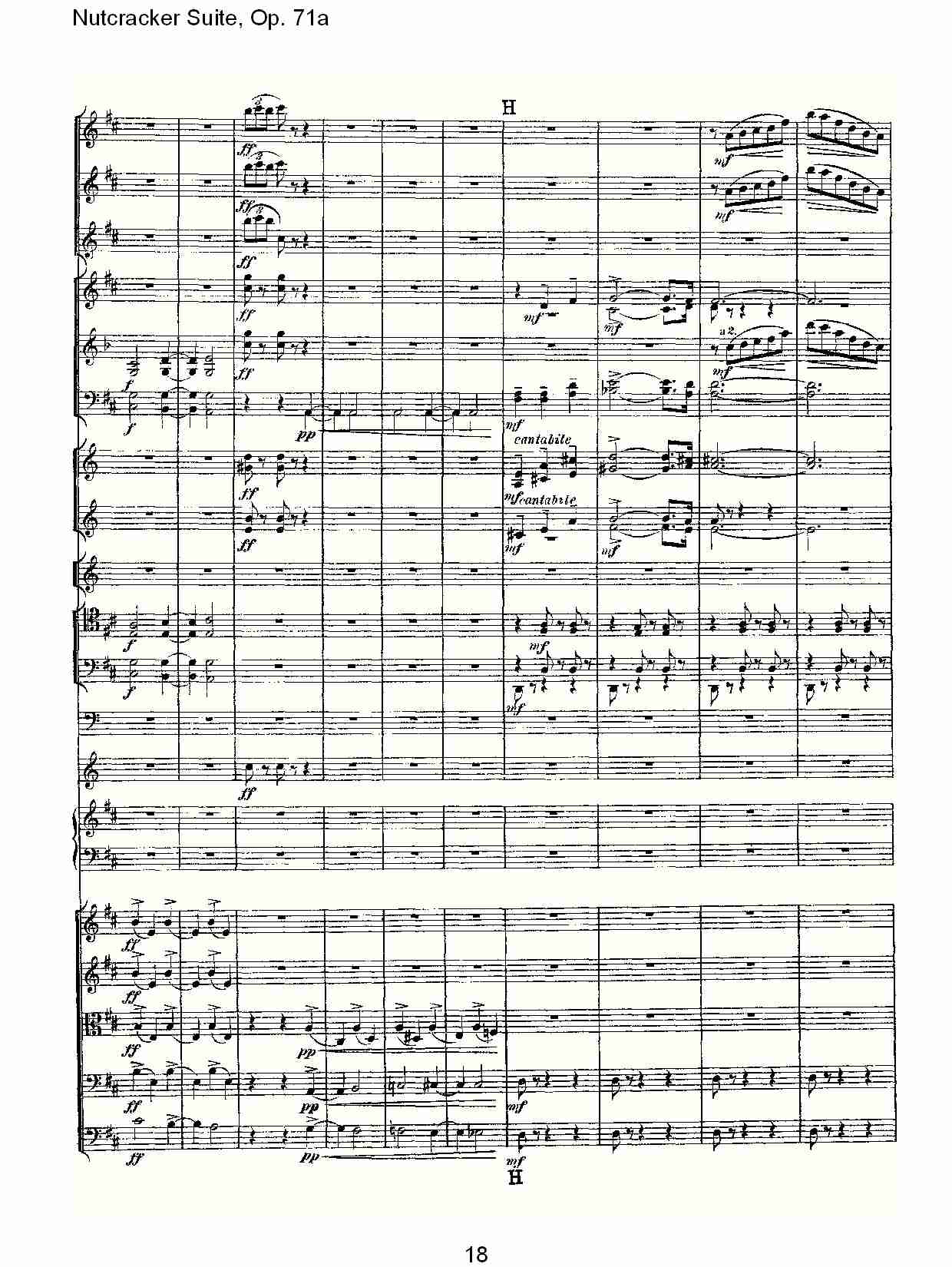 Nutcracker Suite, Op.71a   胡桃铗套曲，Op.71a第八乐章（四）总谱（图3）