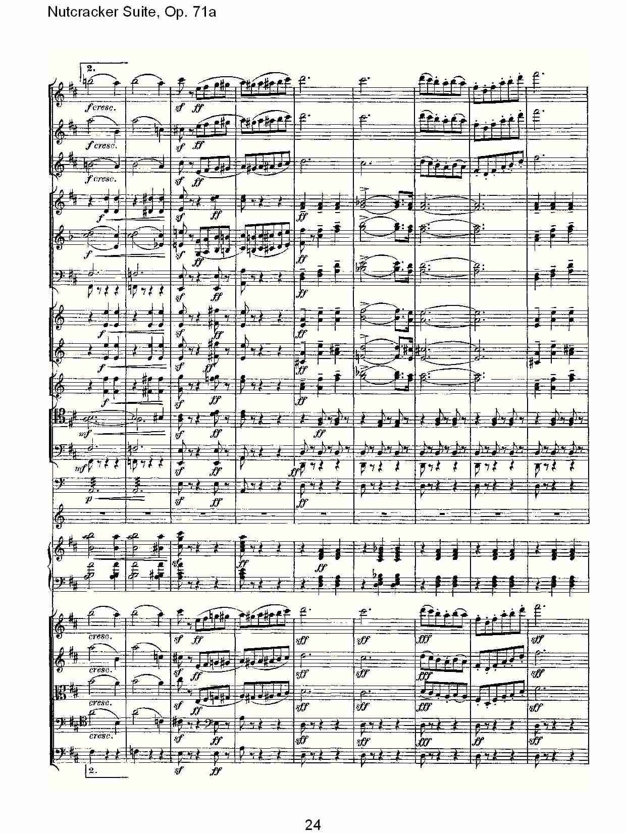 Nutcracker Suite, Op.71a   胡桃铗套曲，Op.71a第八乐章（五）总谱（图4）
