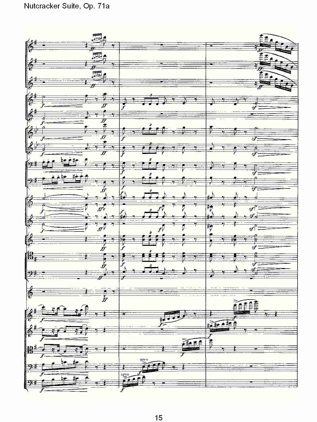Nutcracker Suite, Op.71a   胡桃铗套曲，Op.71a第二乐章（三）总谱（图5）