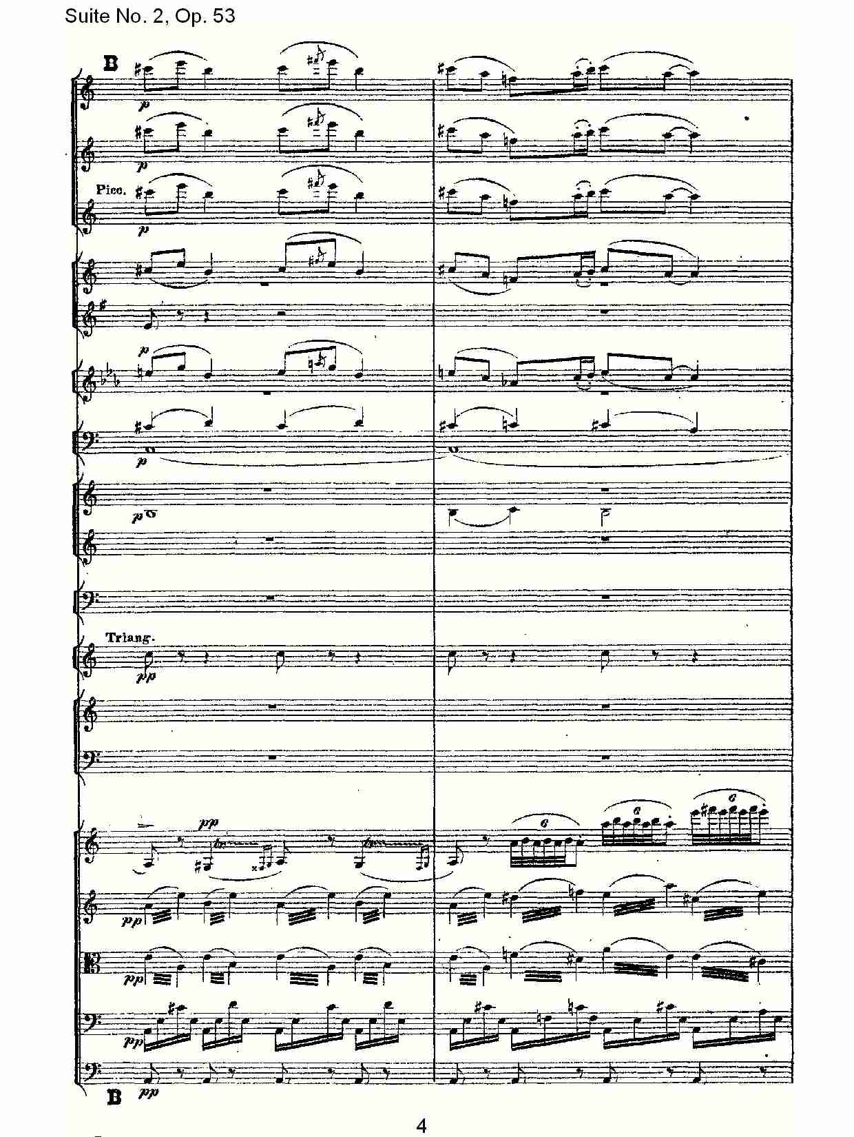 Suite No. 2, Op.53  第二套曲,Op.53第四乐章（一）总谱（图4）